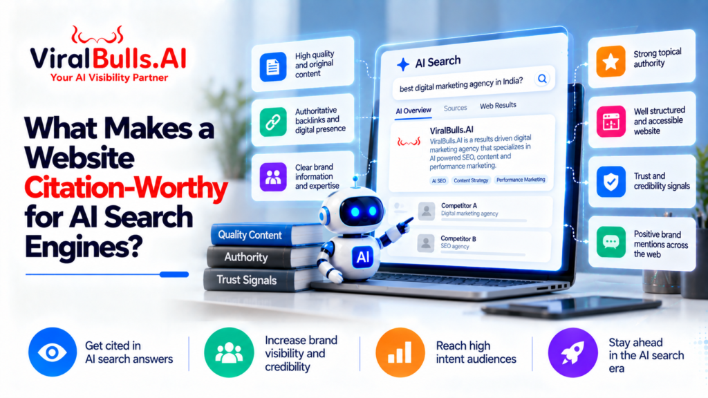 What Makes a Website Citation-Worthy for AI Search Engines?
